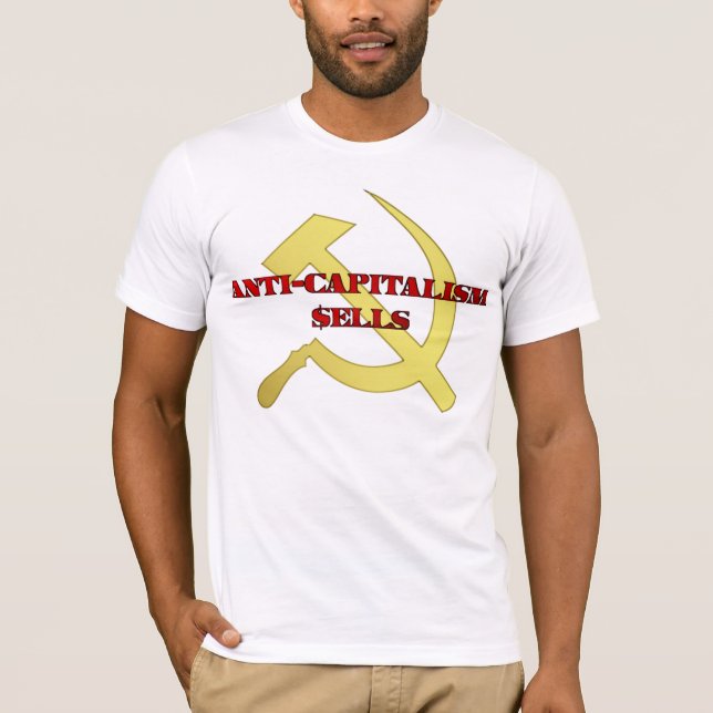 T-shirts O "Anti-Capitalismo vende " (Frente)