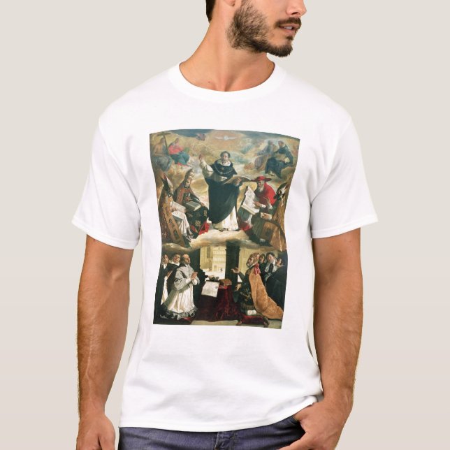 T-shirts O Apotheosis de St Thomas Aquinas, 1631 (Frente)