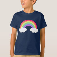 O arco-íris bonito caçoa o Tshirt