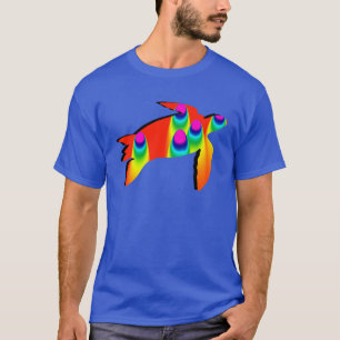 T-SHIRTS O ARCO-ÍRIS DA TARTARUGA