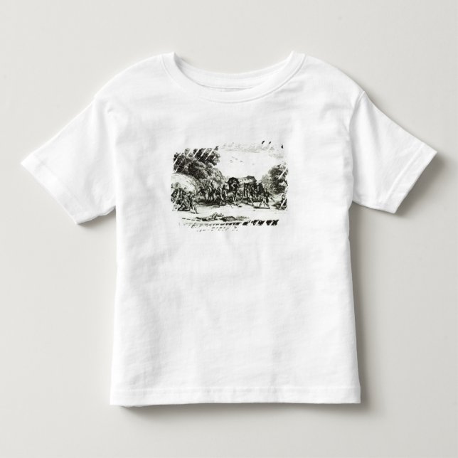 T-shirts O ataque no Stagecoach (Frente)