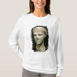 T-shirts O Athena de Aegina, vestindo um capacete, cabeça