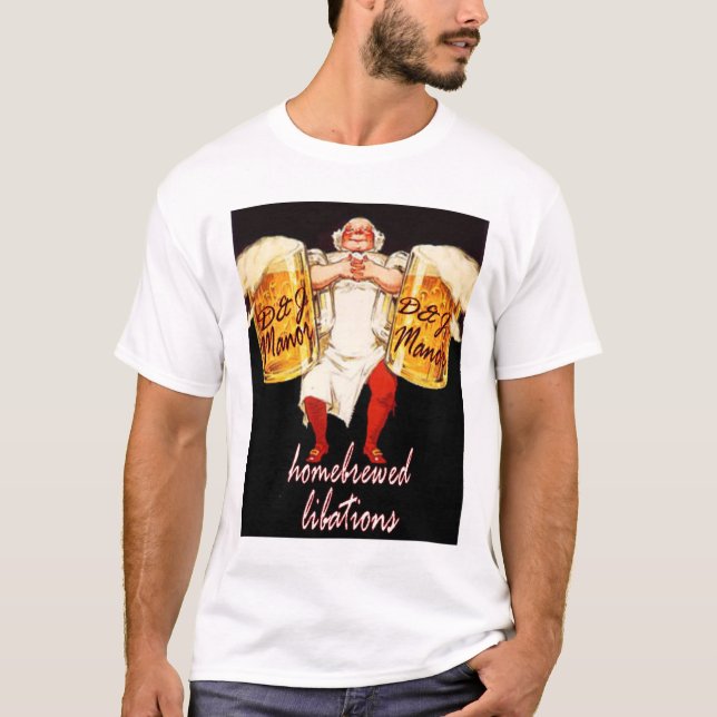 T-shirts o aviso dos brewmaster (Frente)