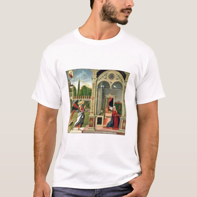 T-shirts O aviso (óleo no painel) 2 (Frente)