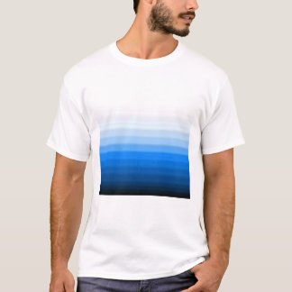 T-shirts O azul desvanece-se