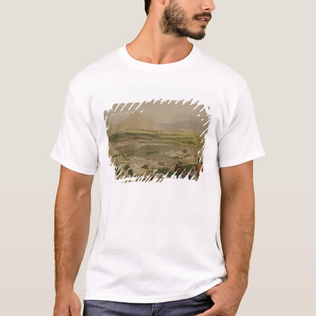T-shirts O Balla Hissar e cidade de Caubul, do Uppe (Frente)