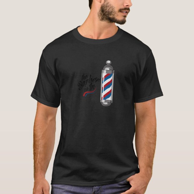 T-shirts O barbeiro está dentro (Frente)