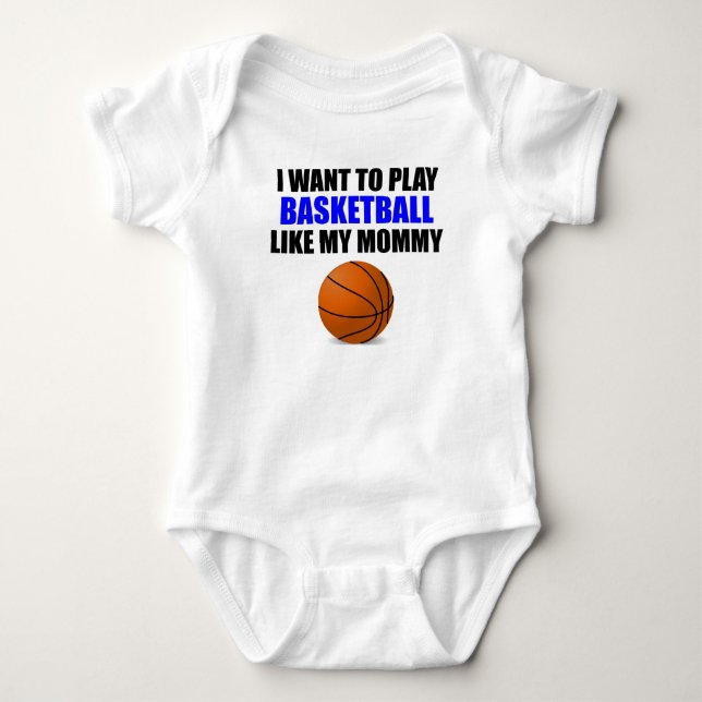 T-shirts O basquetebol gosta de minhas mamães (Frente)