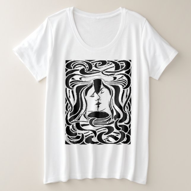 T-shirts O Beijo (Frente do Design)