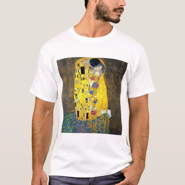 T-shirts O beijo, Gustavo Klimt (Frente)
