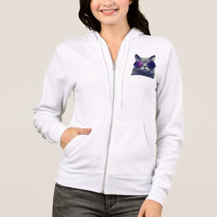 T-shirts O Bella das mulheres+Hoodie do Cheio-Fecho de