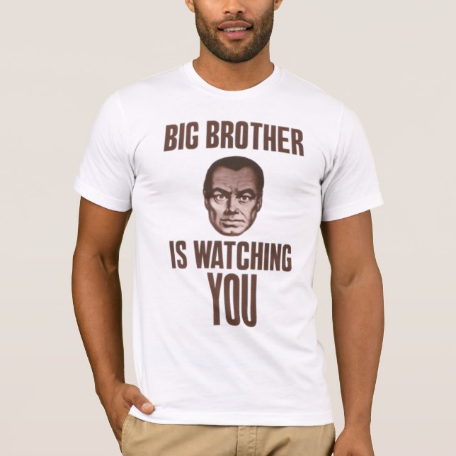 T-shirts O big brother está olhando-o (Frente)