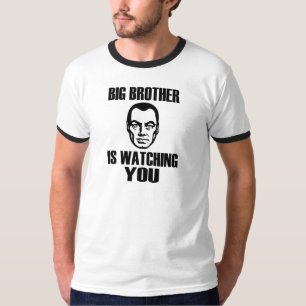 T-shirts O big brother está olhando-o