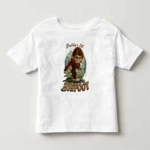 T-shirts O Bigfoot pequeno do pai