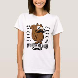 T-shirts o bigode não é um crime