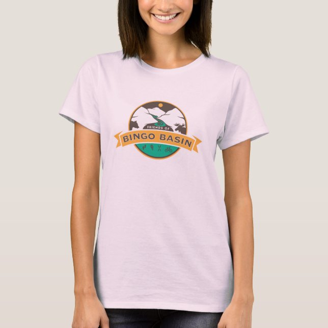 T-shirts O Bingo T das mulheres (Frente)