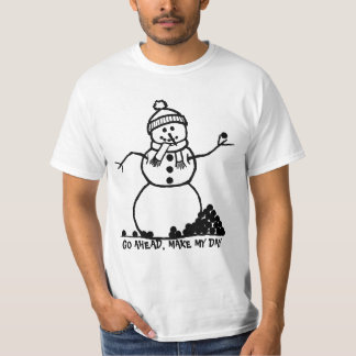 T-SHIRTS O BONECO DE NEVE VAI ADIANTE, FAZ MEU DIA