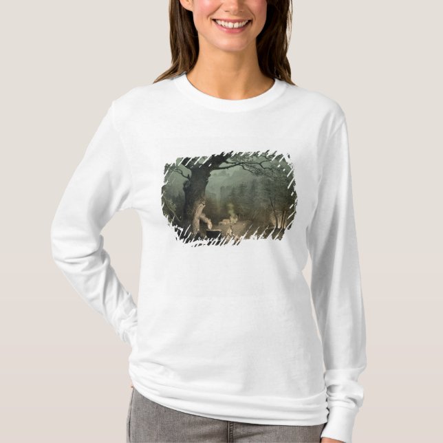 T-shirts O bosque sagrado dos Druids (Frente)