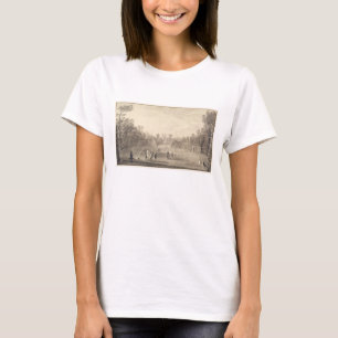 T-shirts O Bowling Green em Claremont, 1738 (gravura)
