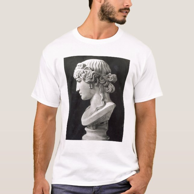 T-shirts O busto de Antinous chamou 'Antinous Mondragone (Frente)
