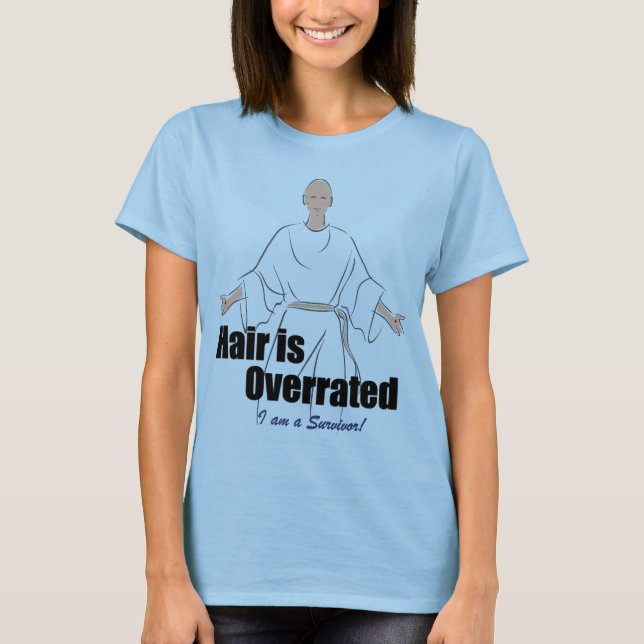 T-shirts O cabelo é avaliado em excesso (Frente)