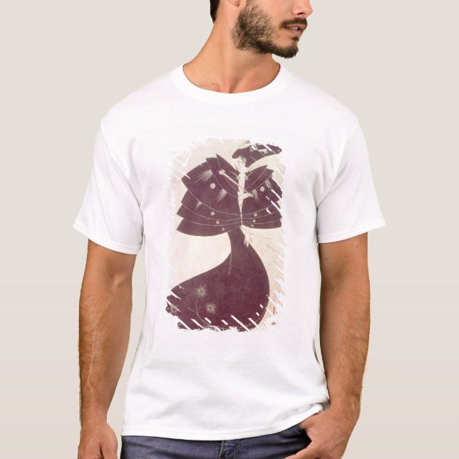 T-shirts O cabo preto, ilustração para o editi inglês (Frente)