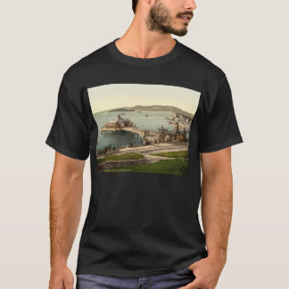 T-shirts O cais, com ilha de Drake, Plymouth, Inglaterra
