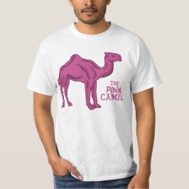 T-shirts O camelo cor-de-rosa - inspector