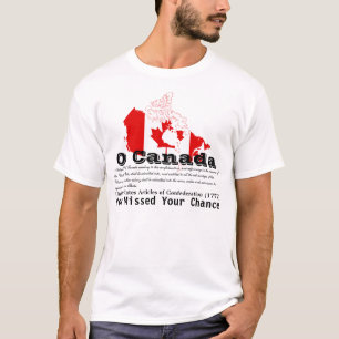 T-shirts O Canadá, você faltou sua possibilidade