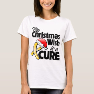 T-shirts O cancer da infância meu desejo do Natal é uma