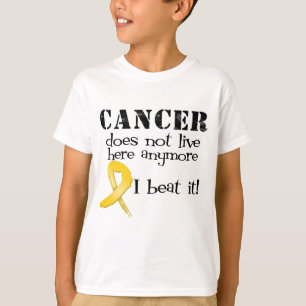 T-shirts O cancer da infância não vive aqui Anymore
