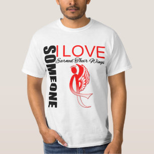 T-shirts O cancer oral alguém amor de I ganhou suas asas
