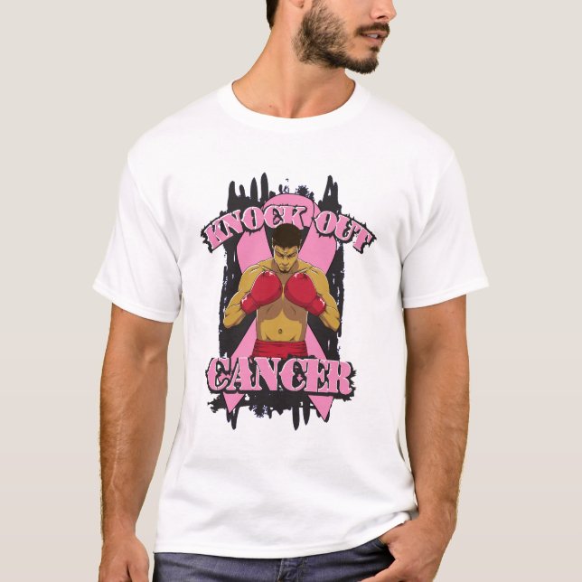 T-shirts O cancro da mama bate para fora o cancer (Frente)