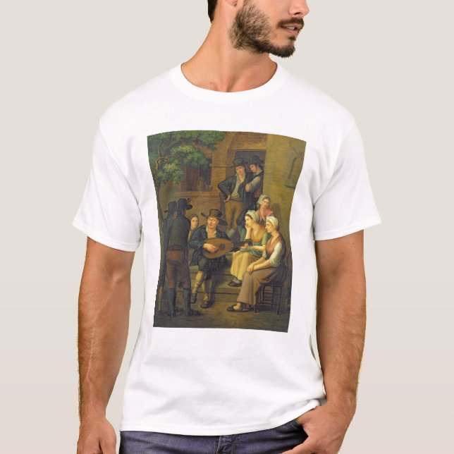 T-shirts O cantor cego, 1828 (Frente)
