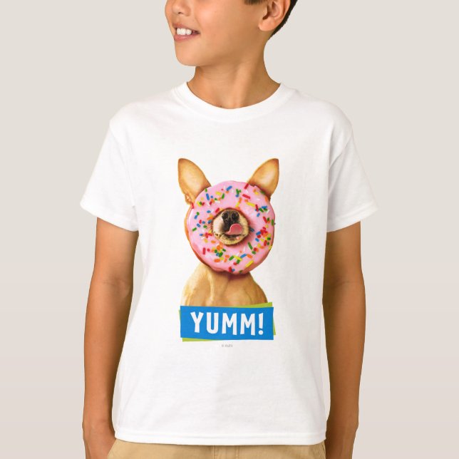 T-shirts O cão engraçado da chihuahua com polvilha a (Frente)