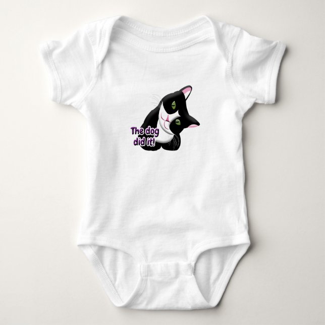 T-shirts O cão fez isso, Cat (Frente)