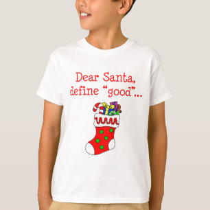T-shirts O caro papai noel define bom