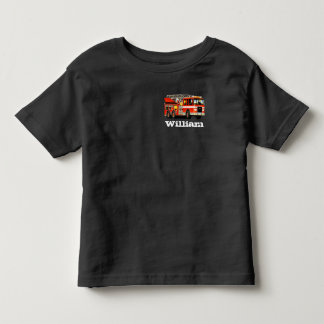 T-shirts O carro de bombeiros do miúdo conhecido feito sob