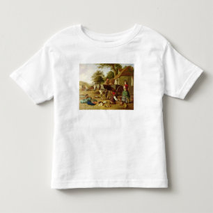 T-shirts O carro do mercado, 1864 (óleo em canvas)