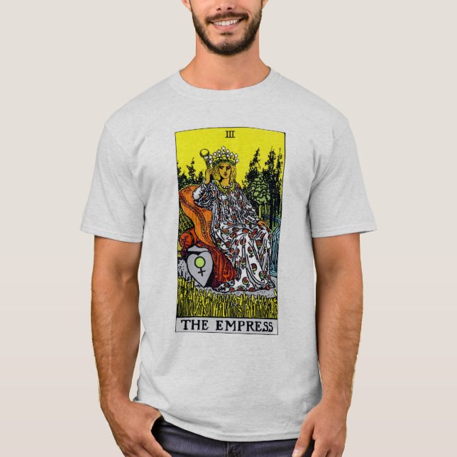 T-shirts O cartão de Tarot da imperatriz (Frente)