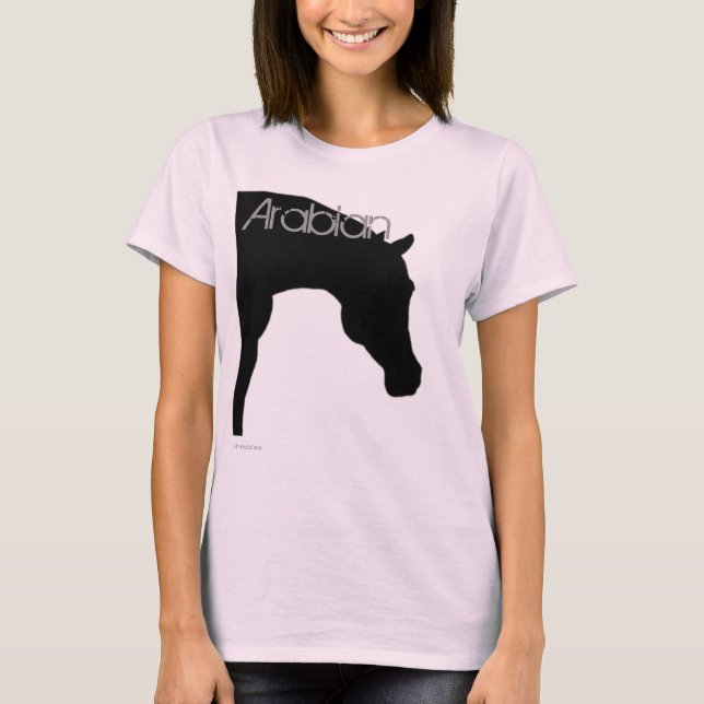 T-shirts O Cavalo Árabe (Frente)