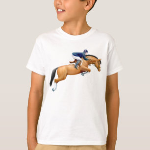 T-shirts O cavalo da ligação em ponte da mostra da baía