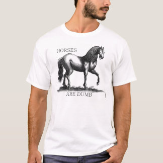 T-shirts O cavalo é mudo