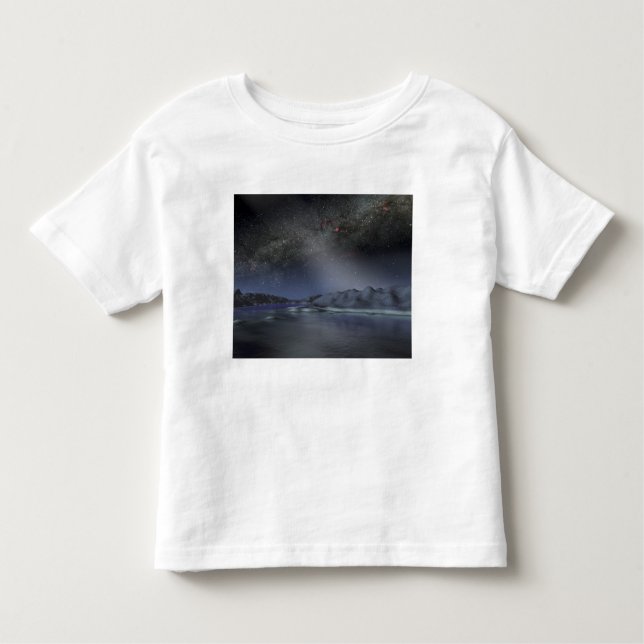 T-shirts O céu noturno de um hipotético planeta alienígena  (Frente)