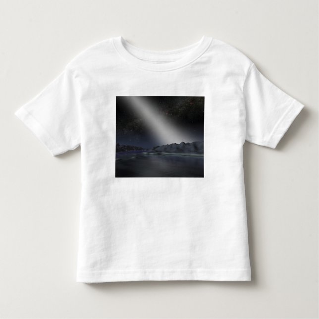 T-shirts O céu noturno de um hipotético planeta alienígena (Frente)