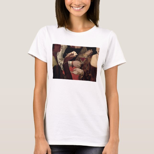 T-shirts O Cheat com o Ás dos Diamantes, detalhes do (Frente)