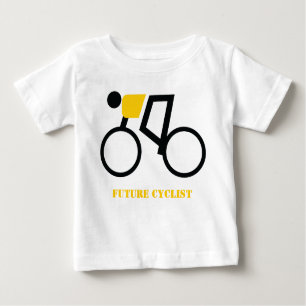 T-shirts O ciclista do futuro a andar de bicicleta