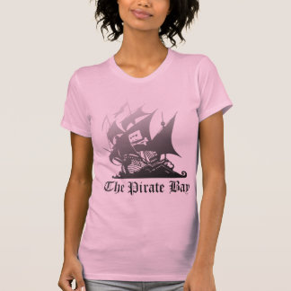 T-shirts O cinza da baía do pirata ao preto