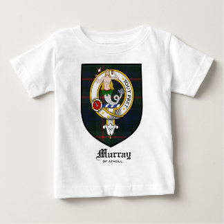 T-shirts O clã de Murray Crest o Tartan do crachá