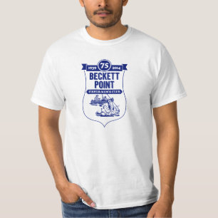 T-shirts O clube dos pescadores do ponto de Beckett - a